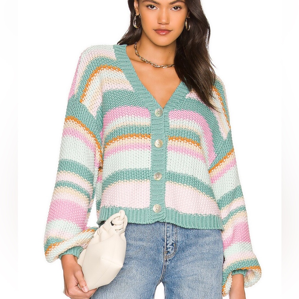 Mumu Good Karma Long Cardi- XS